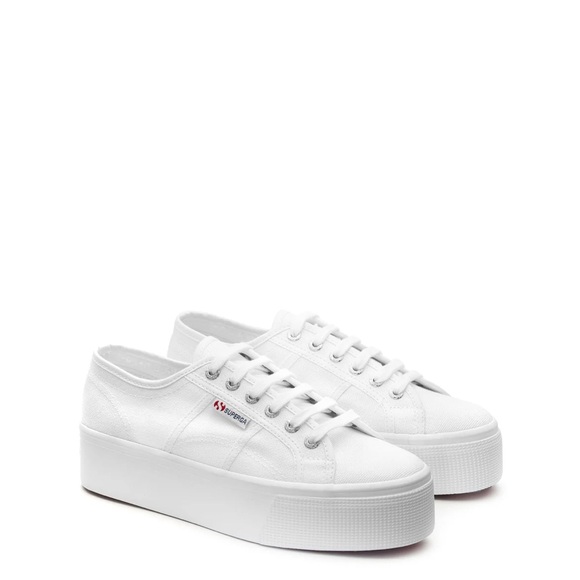 Superga Shoes - Superga 2790 Platform Sneakers New! White  Size 40